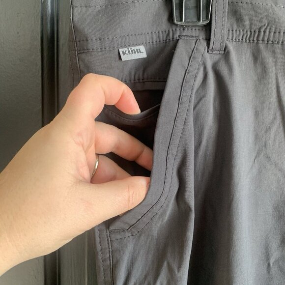 Kuhl Renegade Afire Pants Men 32 x 32 Black Lightweight Performance Nylon 5158 - Picture 7 of 16